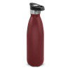 Burgundy Push Button Powder Coated Vacuum Bottles
